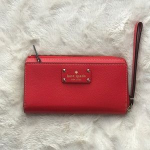 Kate Spade large wallet wristlet